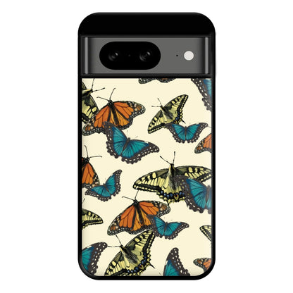 Butterfly Assortment Pattern Google Pixel 8 Case
