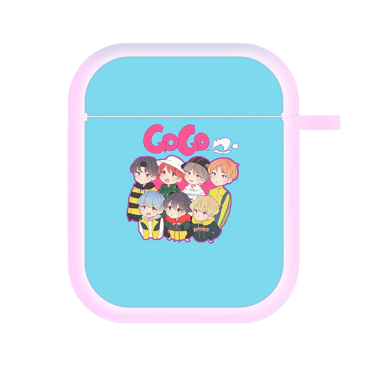 Go Go BTS Cartoon AirPods Case