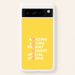 Mother Anagram Google Pixel 8 Pro Case