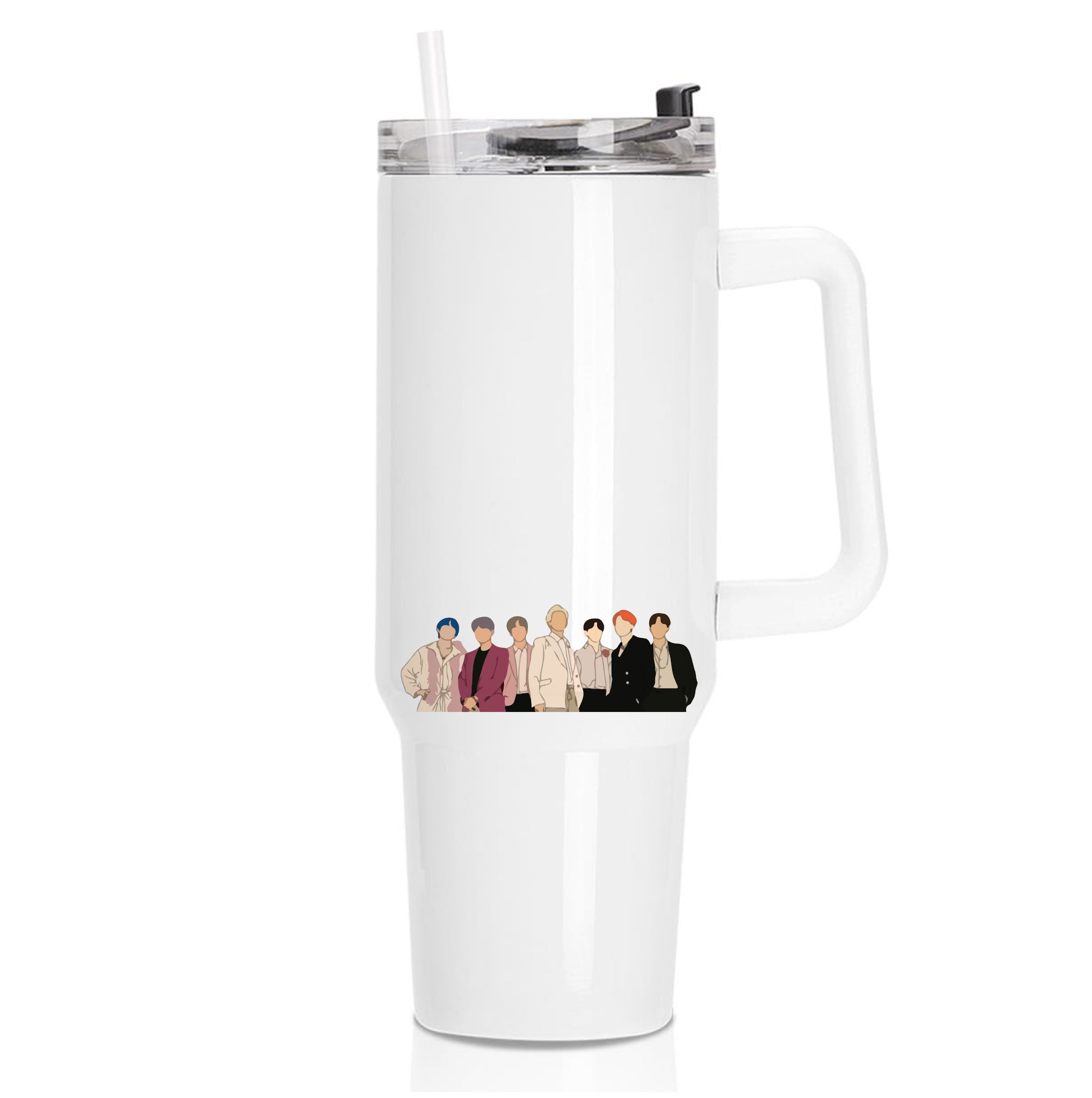 Faceless K-Pop Band Band Tumbler