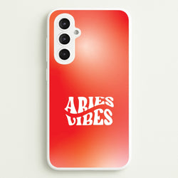 Aries Vibes Gradient Zodiac Galaxy S23FE Case