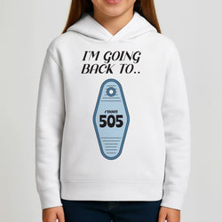 I'm Going Back To 505 Keyring Girls Hoodie