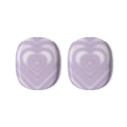 Drippy Love Heart Purple AirPods Max Case 3