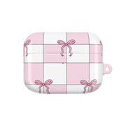 Checkered Pink Coquette Bows  AirPods Case 5