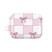 Checkered Pink Coquette Bows  AirPods Case 6