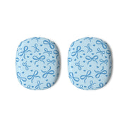 Coquette Bows And Hearts Navy Blue AirPods Max Case 3