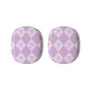 Purple Argyle Coquette Pattern AirPods Max Case 3