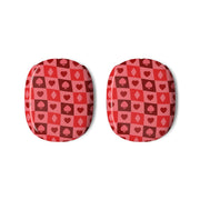 Card Suits Pattern Red AirPods Max Case 3