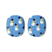 Blue Snowman Pattern AirPods Max Case 3