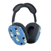 Blue Snowman Pattern AirPods Max Case 2