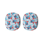 Blue Alien Christmas Pattern AirPods Max Case 3