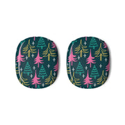 Colourful Sketched Christmas Trees Pattern AirPods Max Case 3