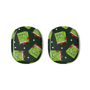 Grumpy Christmas Cartoon Sponge Pattern AirPods Max Case 3
