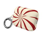 Peppermint Swirl Pattern AirPods Case 8