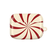 Peppermint Swirl Pattern AirPods Case 5