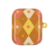 Retro Christmas Argyle Pattern AirPods Case 2