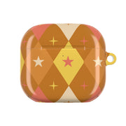 Retro Christmas Argyle Pattern AirPods Case 4