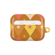 Retro Christmas Argyle Pattern AirPods Case 7