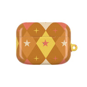 Retro Christmas Argyle Pattern AirPods Case 5