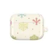 Pastel Snowflakes Pattern AirPods Case 5