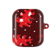 Wrapping Paper Christmas Tree Pattern AirPods Case 1