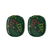 Colourful Christmas Tree Outlines Pattern AirPods Max Case 3