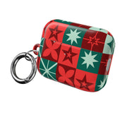 Geometric Square Christmas Pattern AirPods Case 8