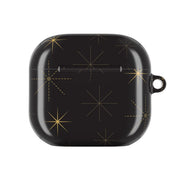 Christmas Gold Stars Pattern AirPods Case 4