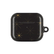 Christmas Gold Stars Pattern AirPods Case 3