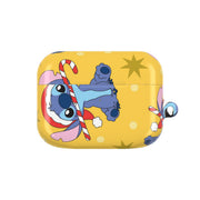 Cute Blue Alien Candycane Christmas Pattern AirPods Case 5