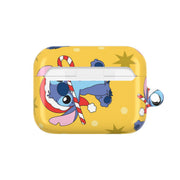 Cute Blue Alien Candycane Christmas Pattern AirPods Case 7