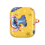 Cute Blue Alien Candycane Christmas Pattern AirPods Case 2