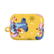 Cute Blue Alien Candycane Christmas Pattern AirPods Case 6