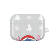 Cute Blue Alien Candycane AirPods Case 5