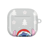 Cute Blue Alien Candycane AirPods Case 4