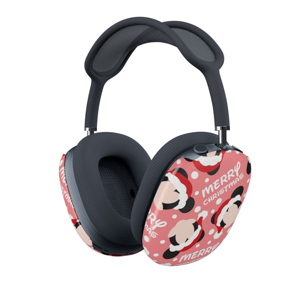 Merry Christmas Cartoon Mouse Pattern AirPods Max Case