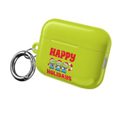 Happy Holidays Cute Green Aliens AirPods Case 8