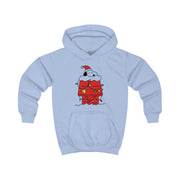 Christmas Cartoon Beagle Kids Hoodie 4
