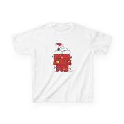 Christmas Cartoon Beagle Kids T-Shirt 2