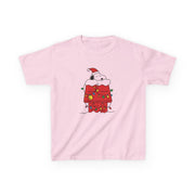 Christmas Cartoon Beagle Kids T-Shirt 5