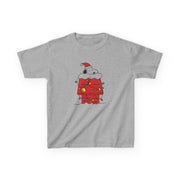 Christmas Cartoon Beagle Kids T-Shirt 3