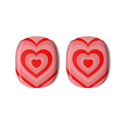Red - Colourful Hearts AirPods Max Case 3