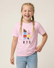 BT21 K-Pop Band Logo Kids T-Shirt 1