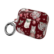 Festive Tabby Kittens AirPods Case 8
