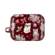 Festive Tabby Kittens AirPods Case 6