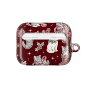 Festive Tabby Kittens AirPods Case 7