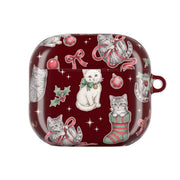 Festive Tabby Kittens AirPods Case 4