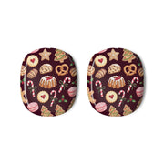 Christmas Bakery Burgundy AirPods Max Case 3