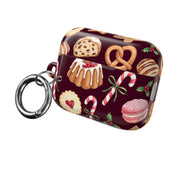 Christmas Bakery Burgundy AirPods Case 6