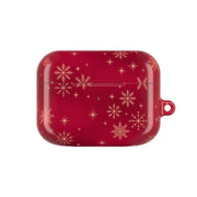 Golden Snowfall Crimson AirPods Case 5